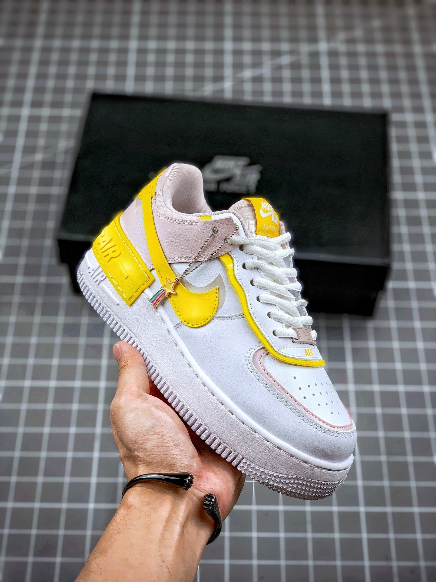 Nike Air Force 1 Shadow White Yellow CJ1641-102 5340001