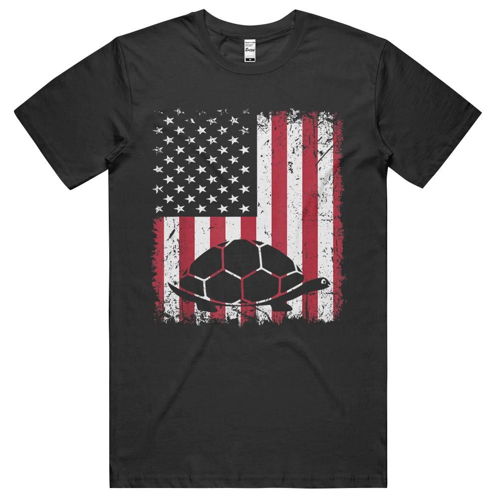 American Flag Turtle Animal Vintage 4th Of July Gift T-Shirt, Hoodie, Long Sleeve Tee