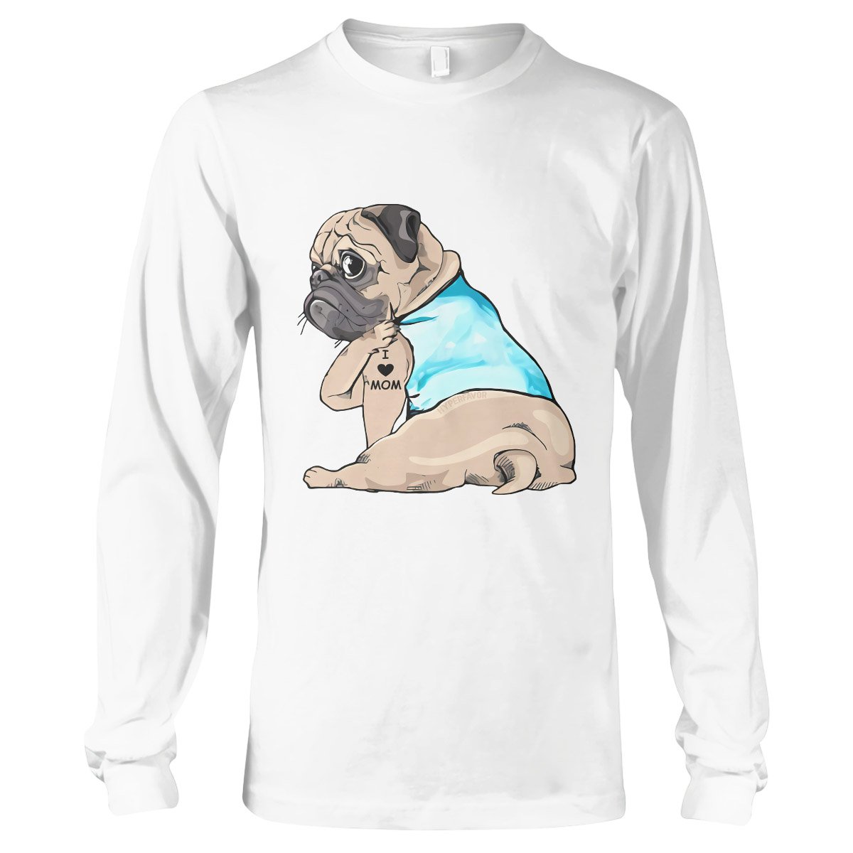 Pug Lovers Shirt 15 Ez01 1009 Long Sleeve T-Shirt