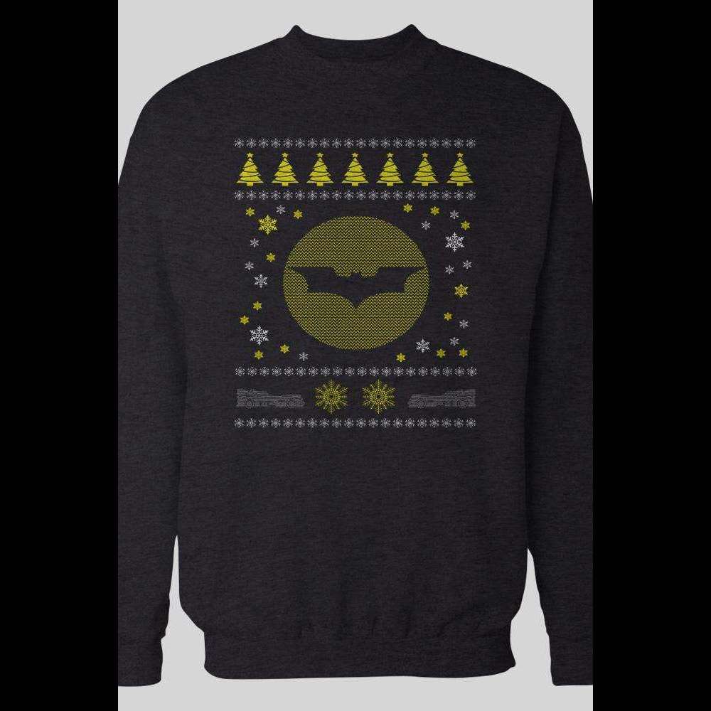 BATMAN LOGO UGLY CHRISTMAS SWEATSHIRT