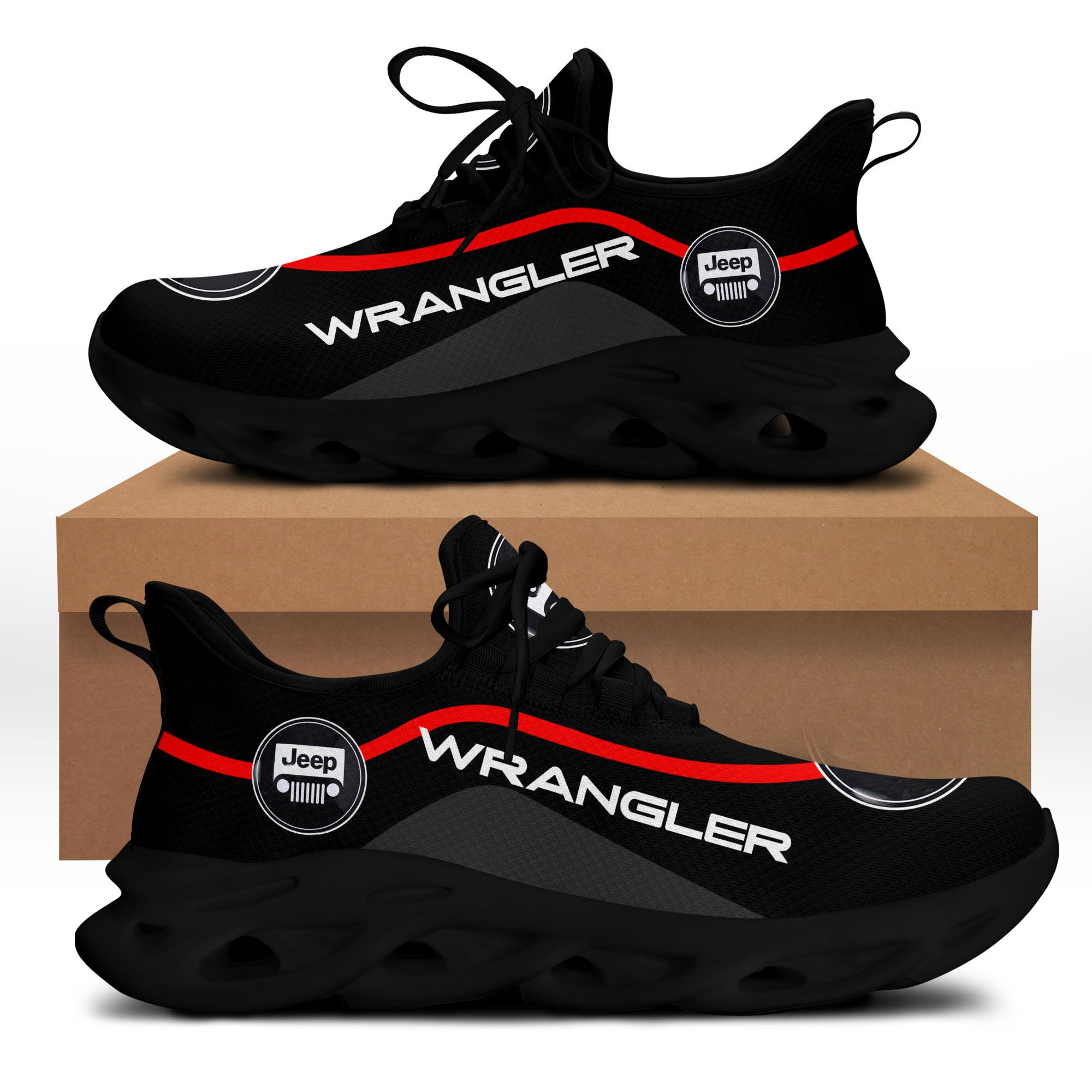 Jeep Wrangler Bs Running Shoes Ver 5 (Red)