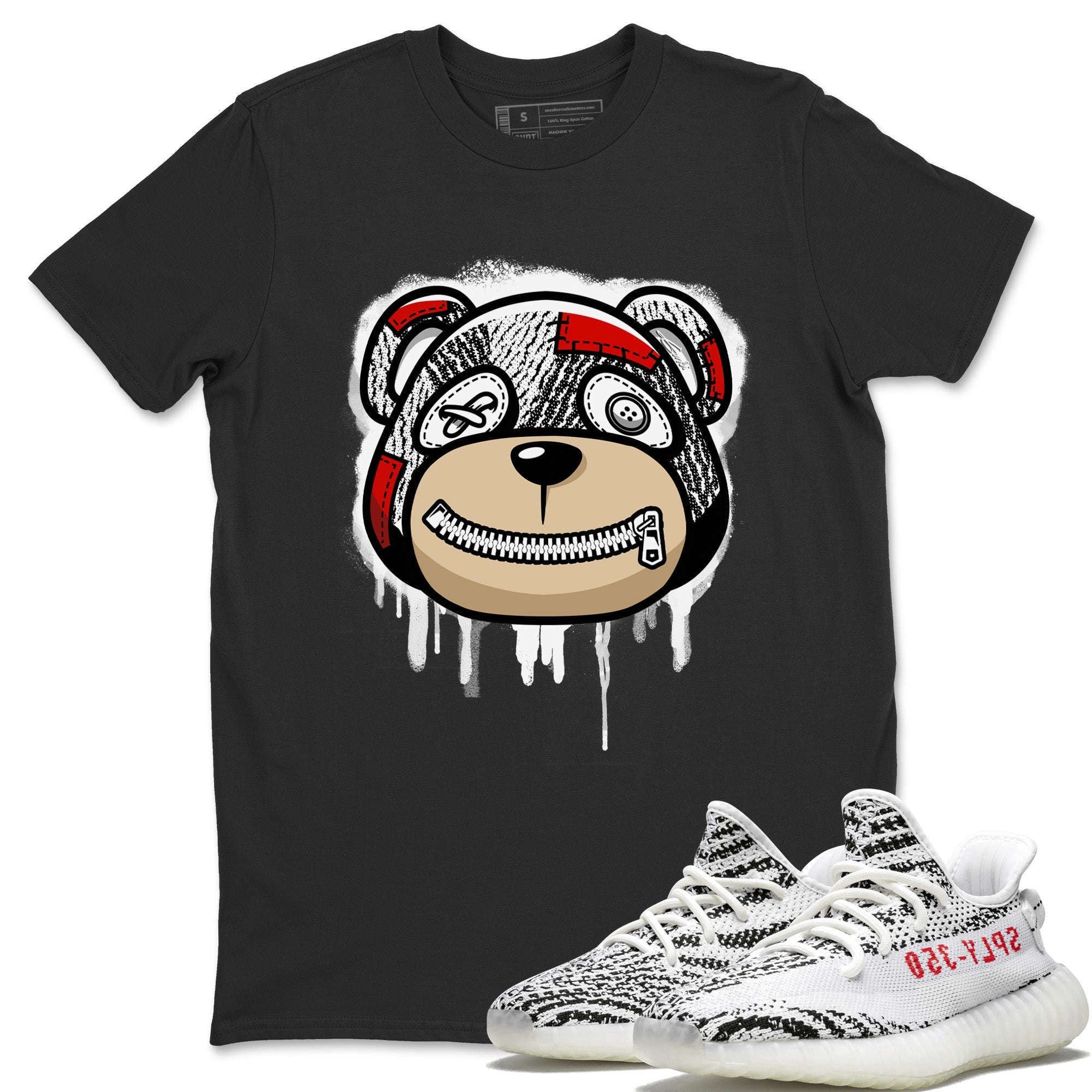 Bear Face T-Shirt – Yeezy Boost 350 V2 Zebra