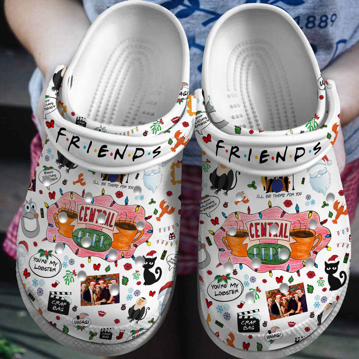 Friends Tv Series Crocss Clogs For Men Women And Kid Crs-Frs-La-221006