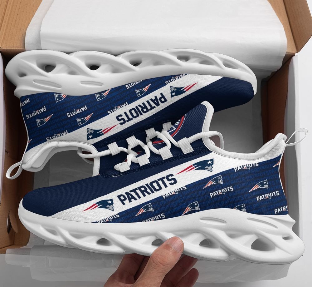 New England Patriots Yezy Running Sneakers Art 1877