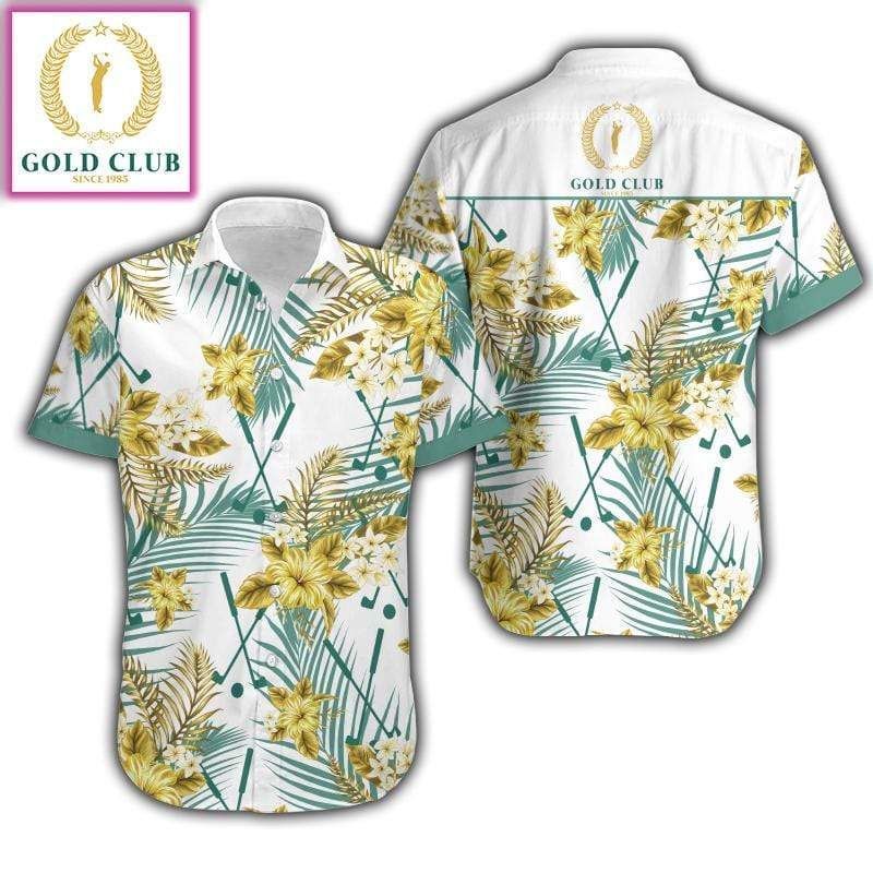 Find Simple Golf Club Unisex Hawaii Aloha Shirts Ha37032