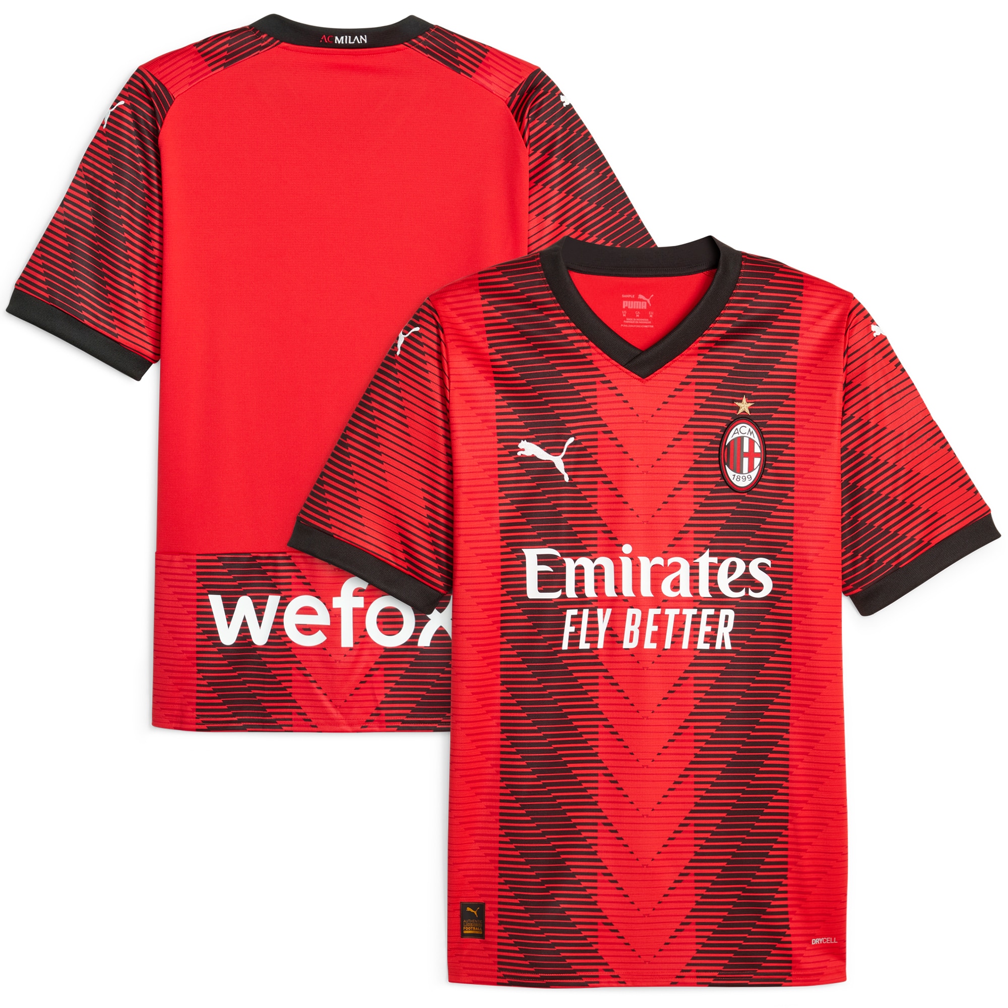 AC Milan 2023/24 Home Replica Jersey – Red