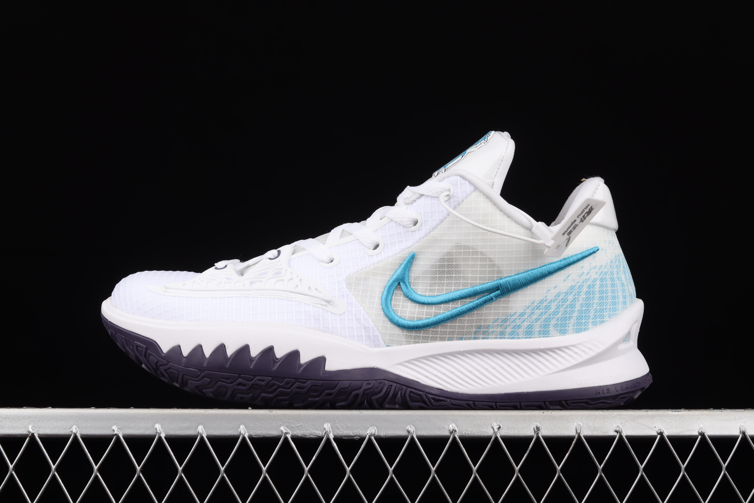 Nike Kyrie 4 Low White Laser Blue Shoes, Men SNK231121617