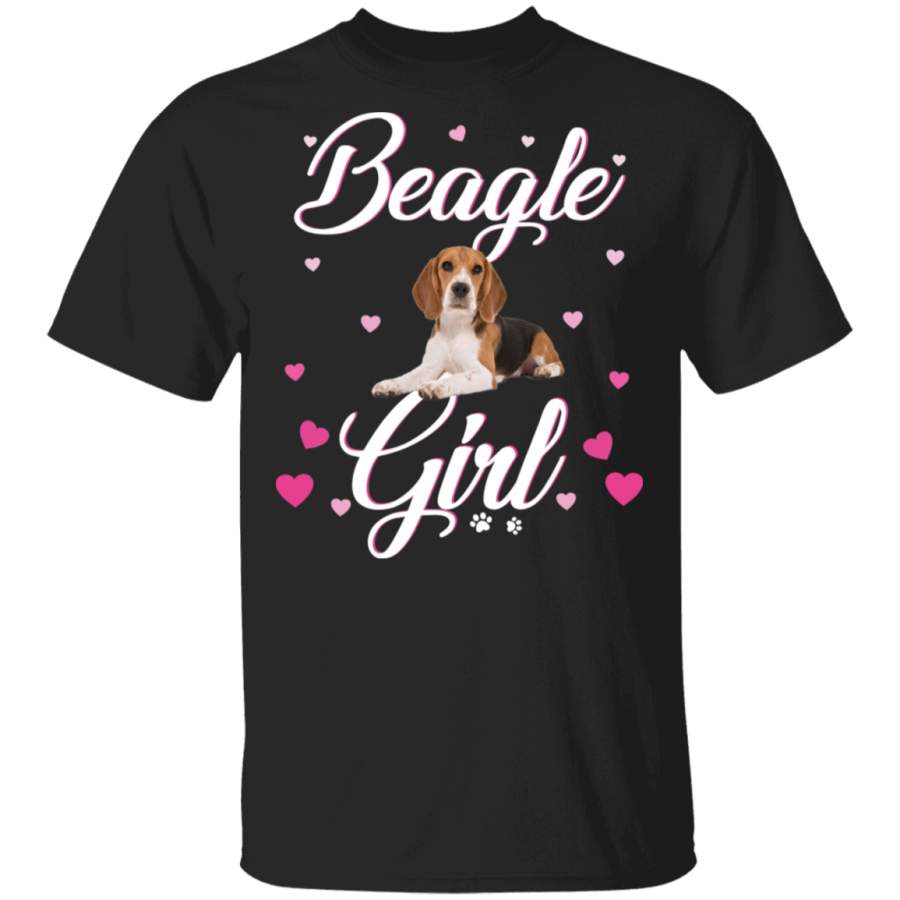 Beagle Girl Women Puppy Mom Dog Mama Lover T-Shirt