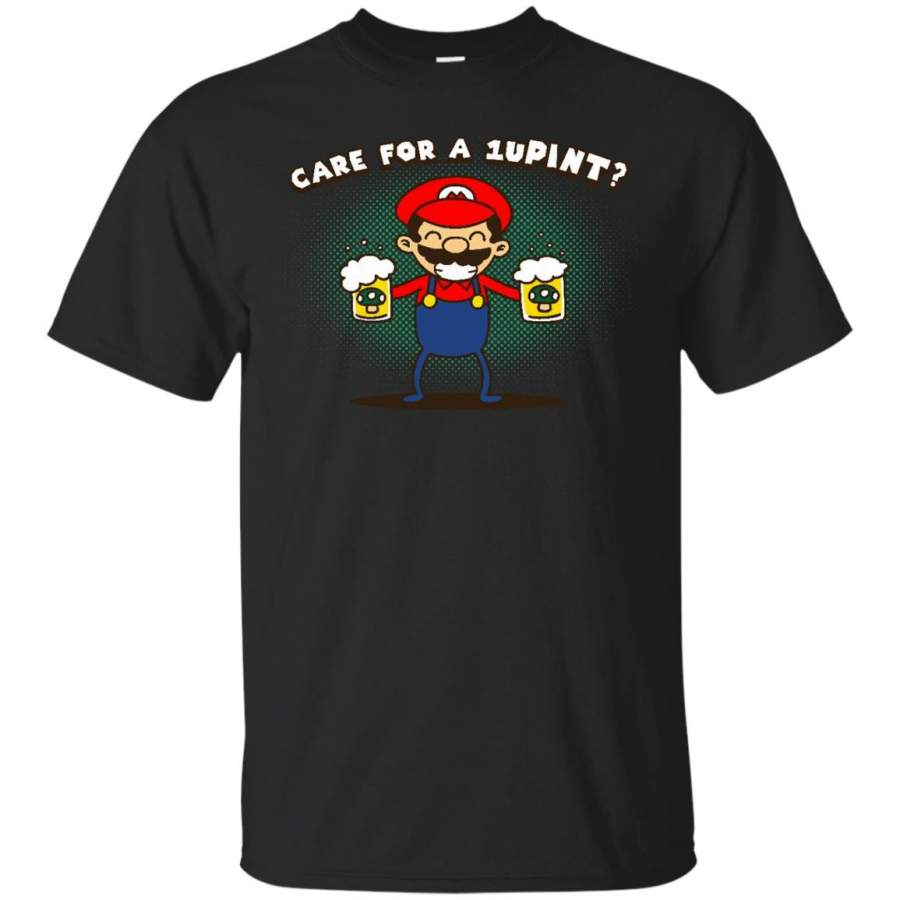 SUPER MARIO BROS BEER – Care for a 1uPINT T Shirt & Hoodie