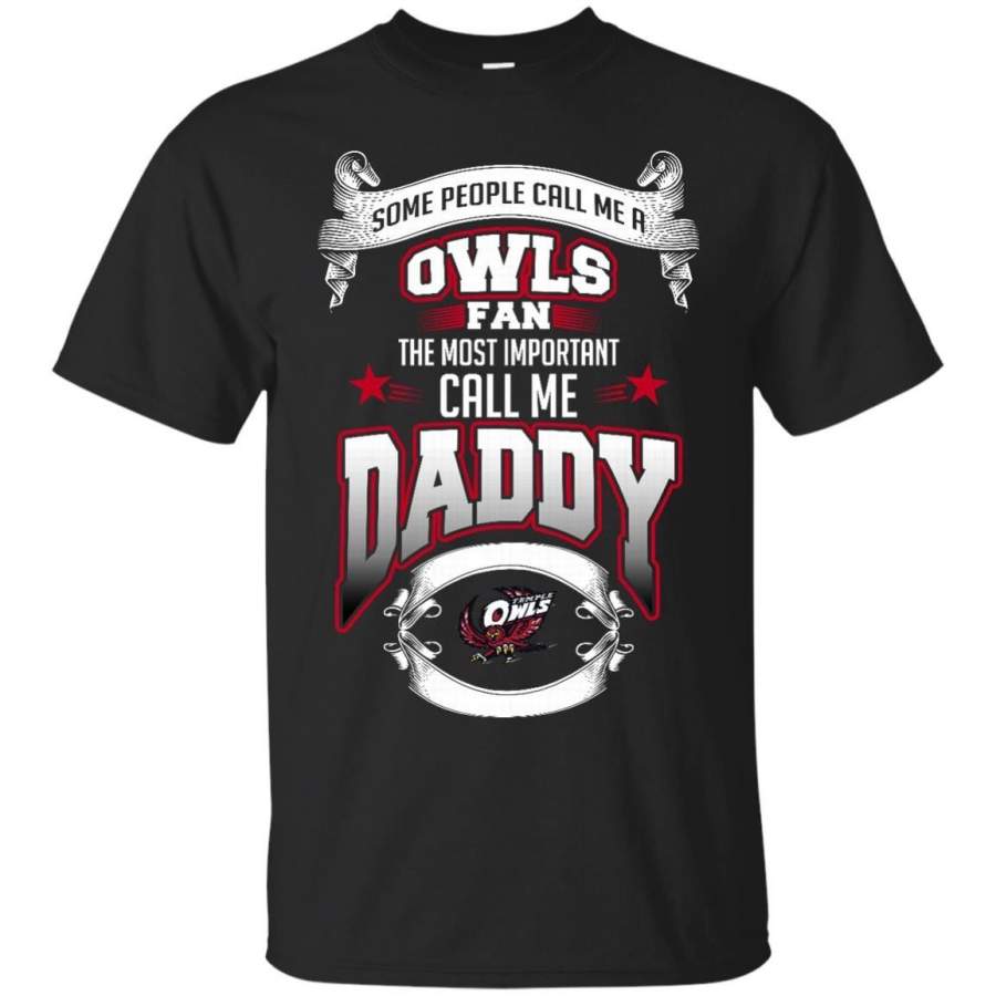 AGR Father s Day Temple Owls T shirts Call Me Owls Fan Call Me Daddy Hoodies Sweatshirts