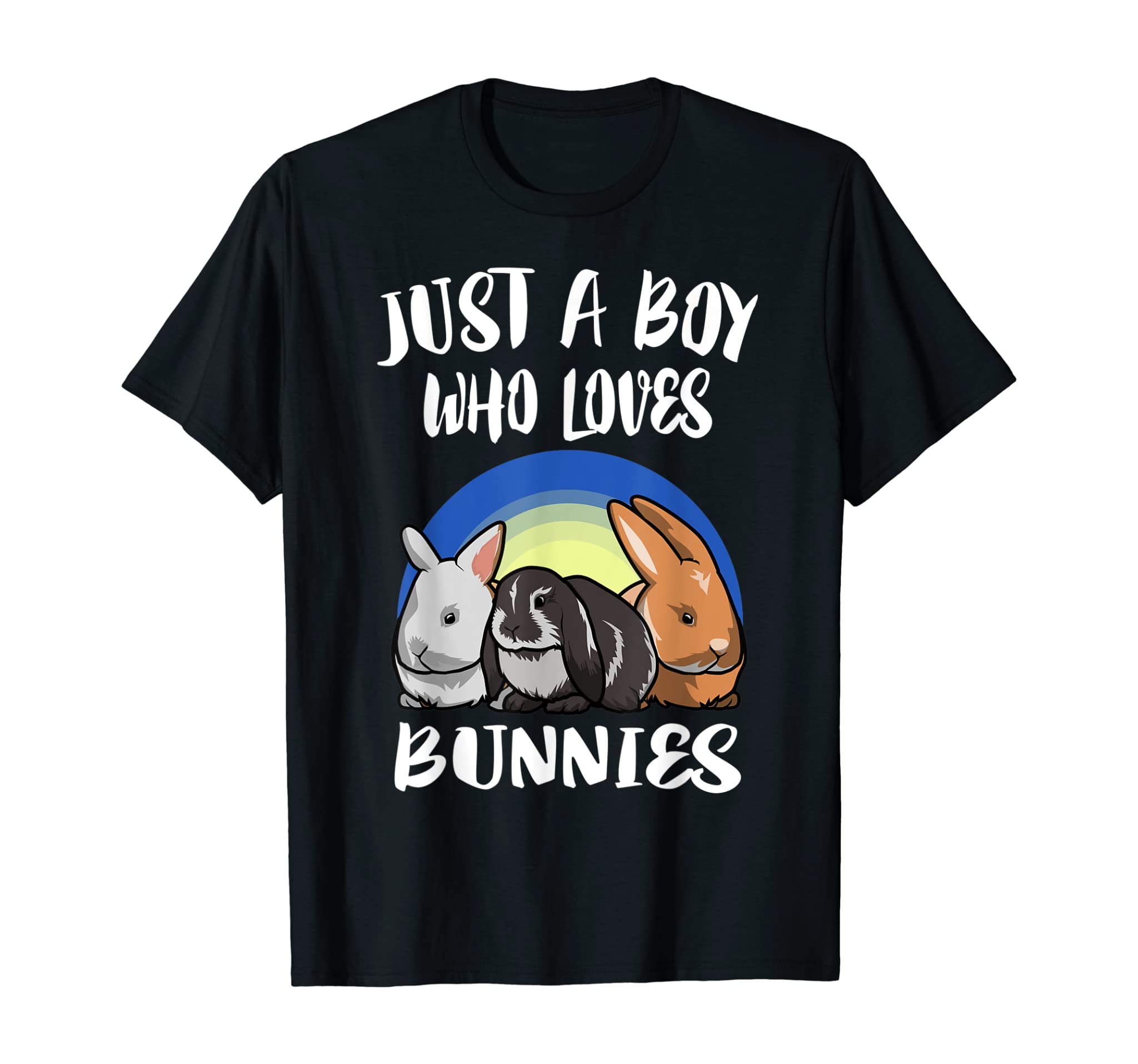 Just A Boy Who Loves Bunnies Rabbit Gift T-Shirt