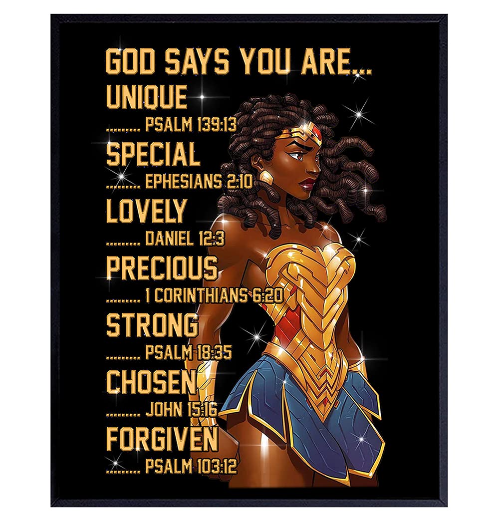 Customize Black Girl You Are Beautiful Black Teenage Canvas, Best Gift For Black Women