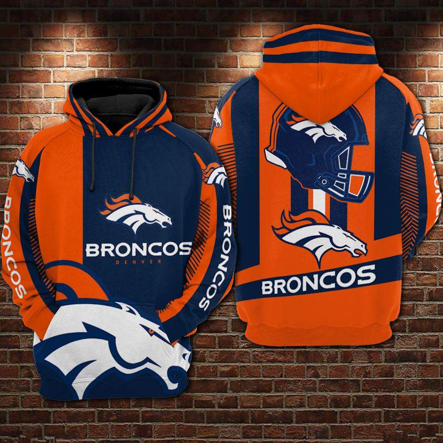 Denver Broncos Hoodie 3D Style2078 All Over Printed