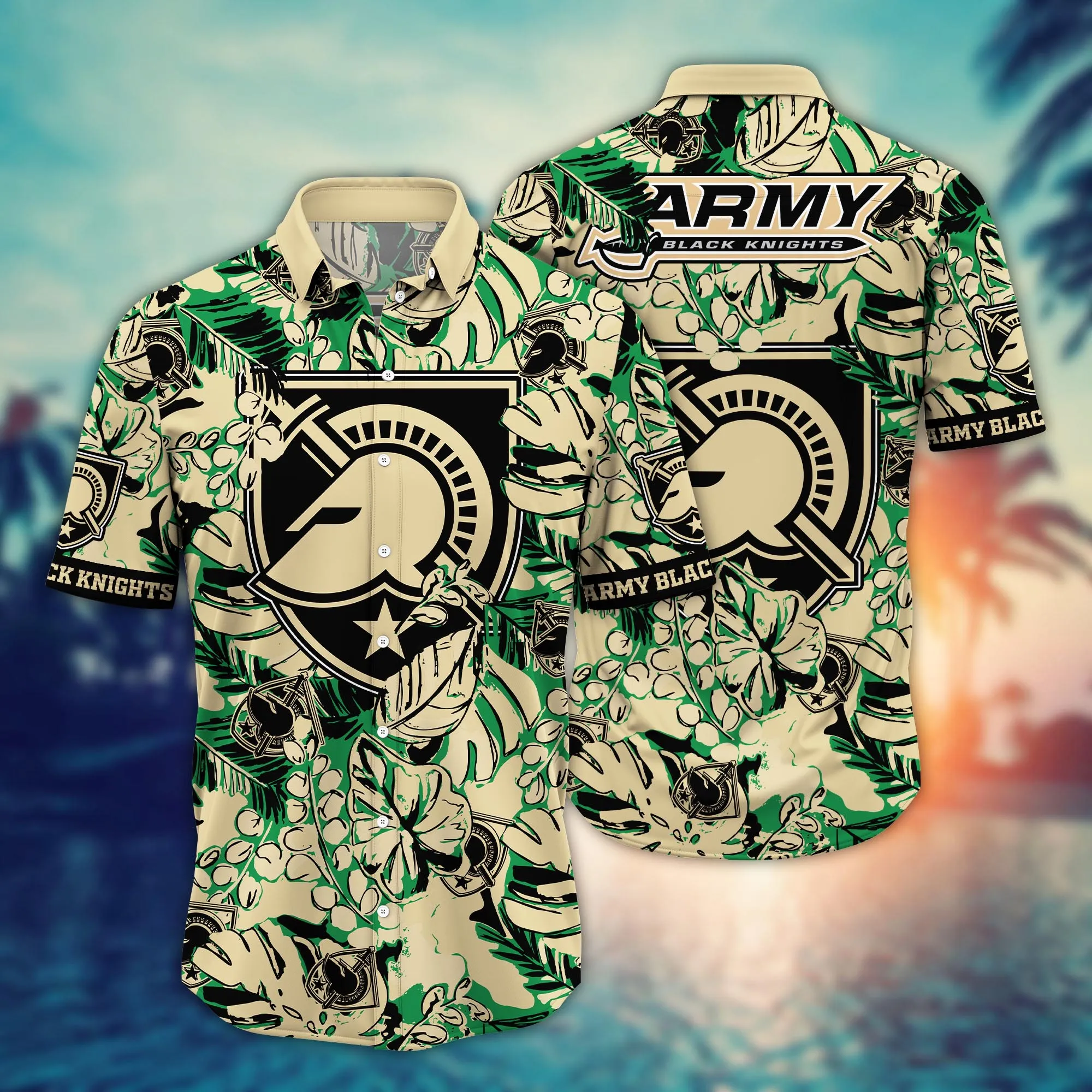 Army Black Knights NCCA Hawaiian Shirt Warmth Aloha Shirt