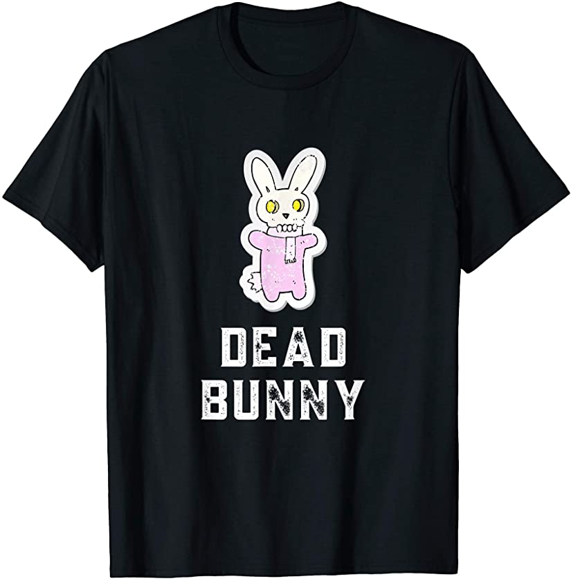 Vintage Dead Bunny Skull Zombie Bad Rabbit Weird Easter T-Shirt