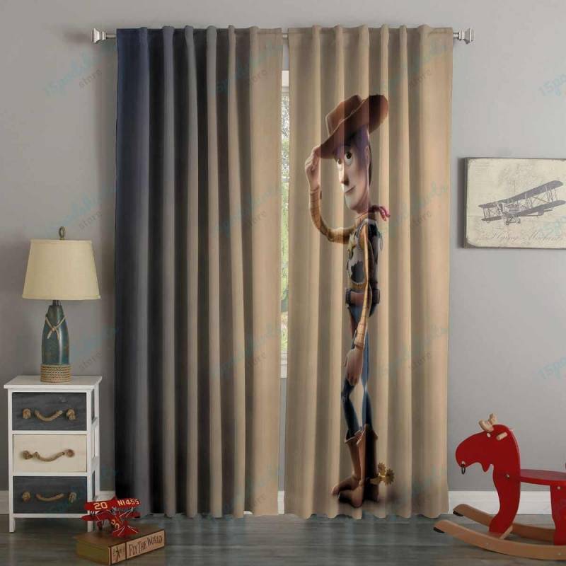 3D Printed Toy Story 4 Style Custom Living Room Curtains