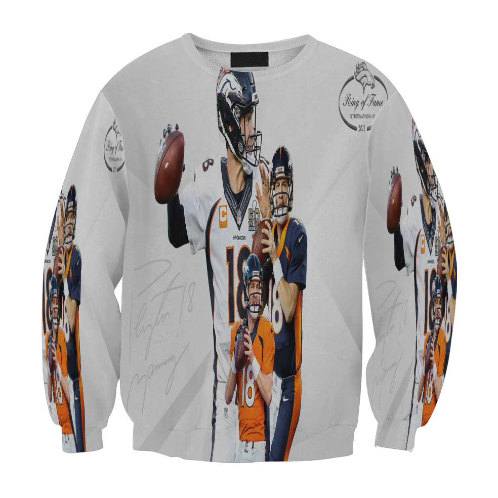 Denver Broncos 18 Peyton Manning V50 Gift For Fan 3D Full Printing Sweatshirt