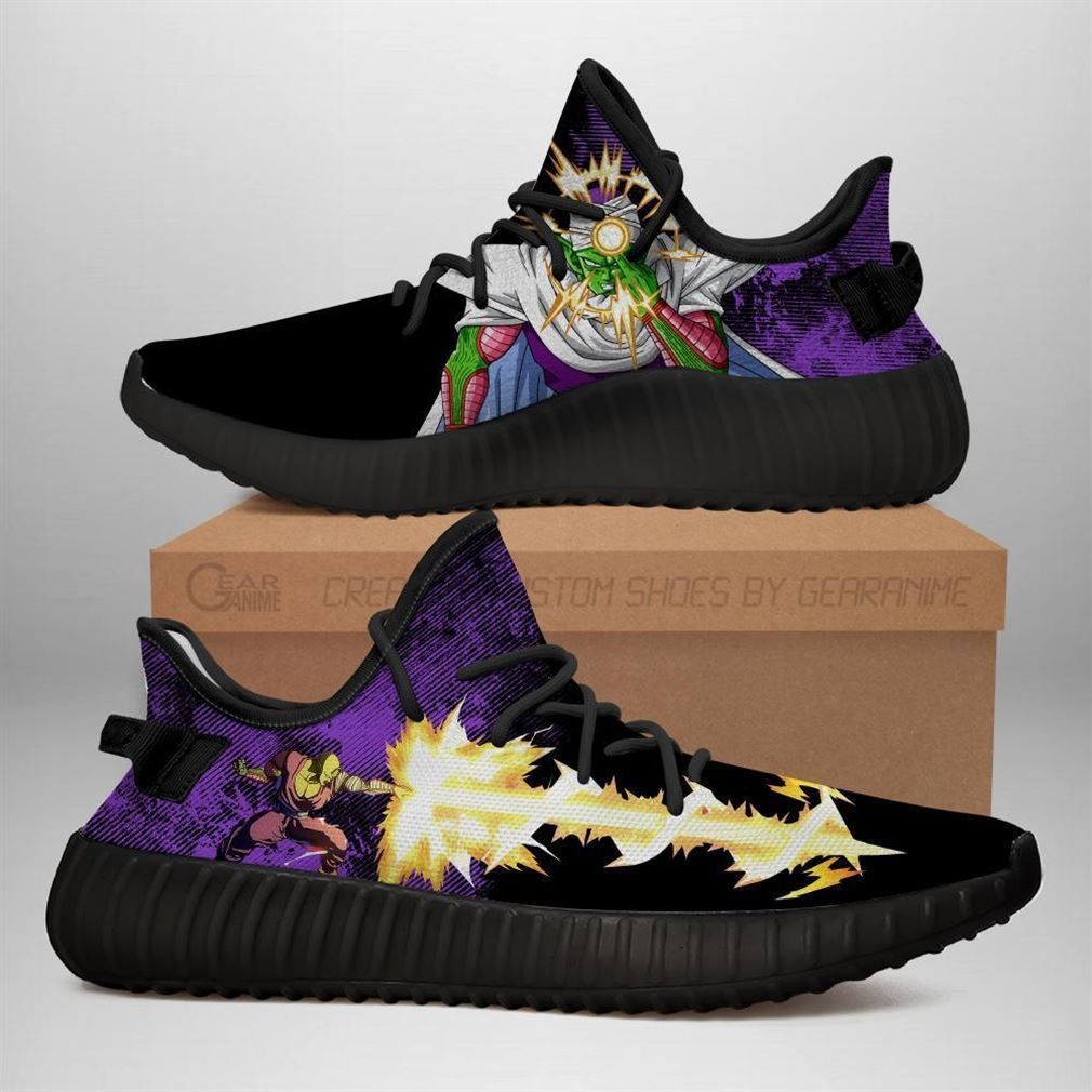 Power Skill Piccolo Yz Dragon Ball Z Anime Yeezy Black Shoes Sport Sneakers - Safecheckoutnow Fashion