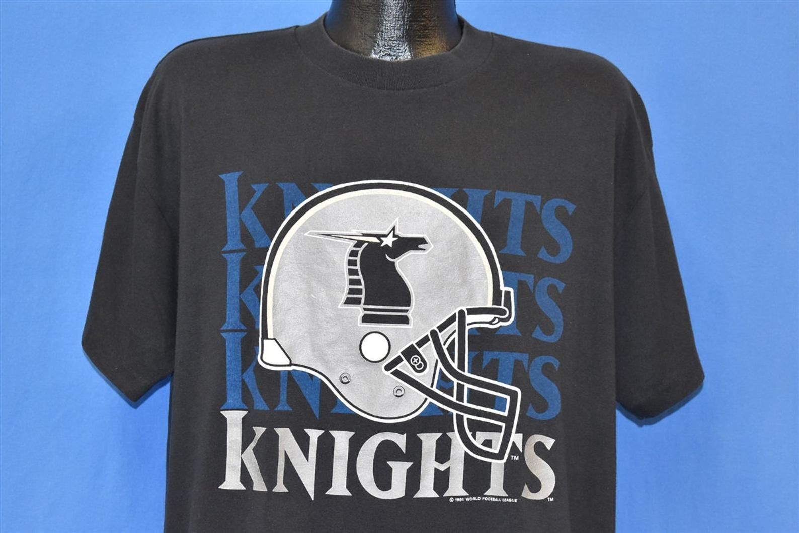 90S New York Knights World League T-Shirt Extra
