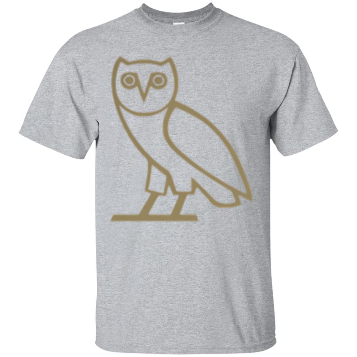 Ovo Owl Gold logo T-Shirt