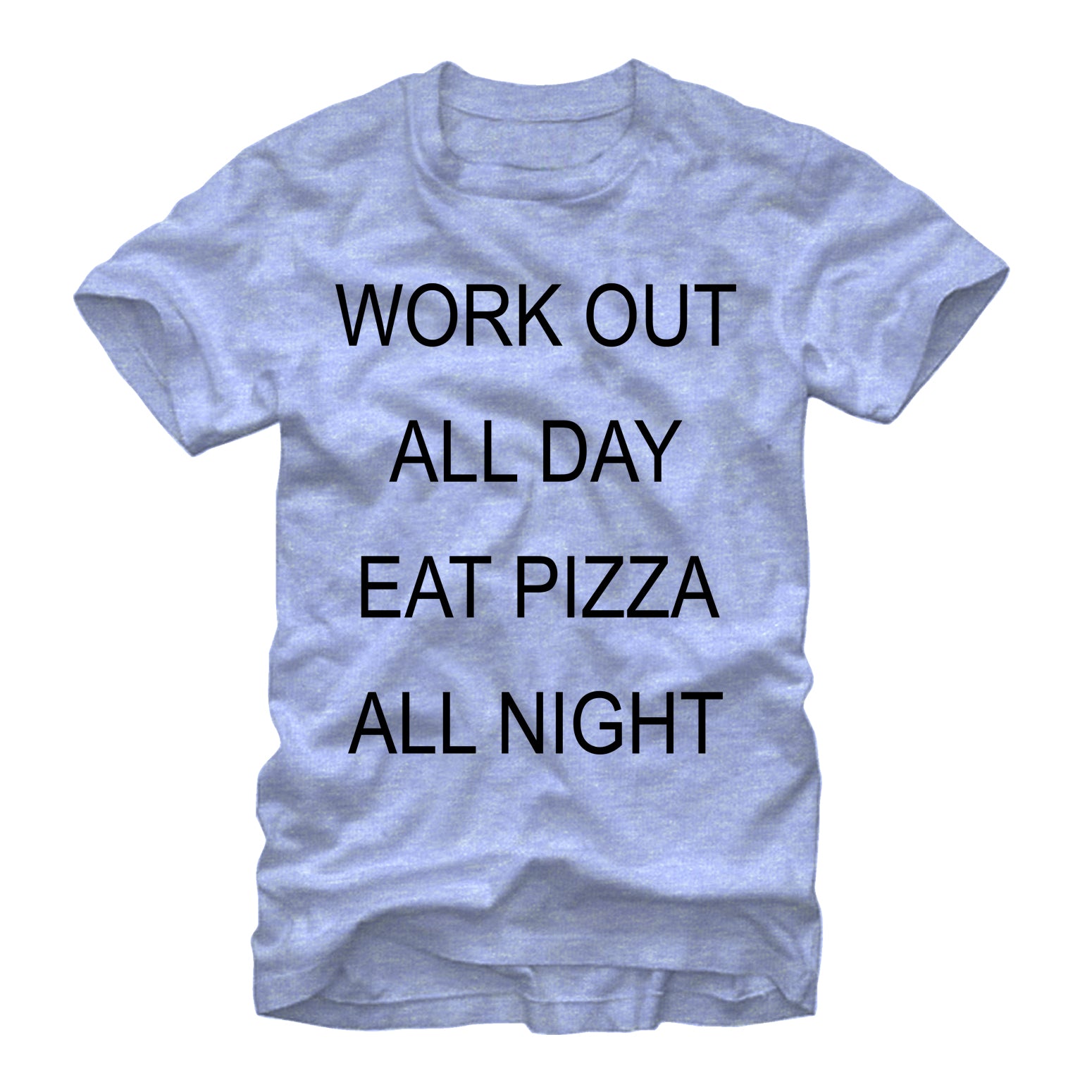 Chin Up Women’S Eat Pizza All Night  Boyfriend Tee