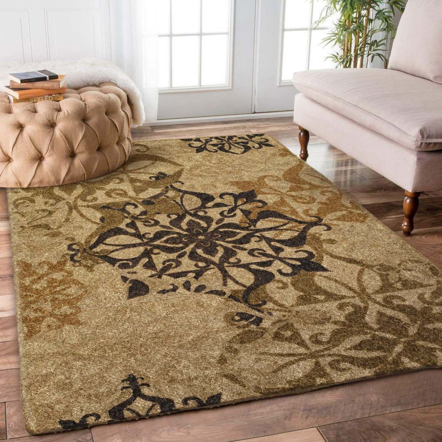 Vintage Urbane Flower Rug