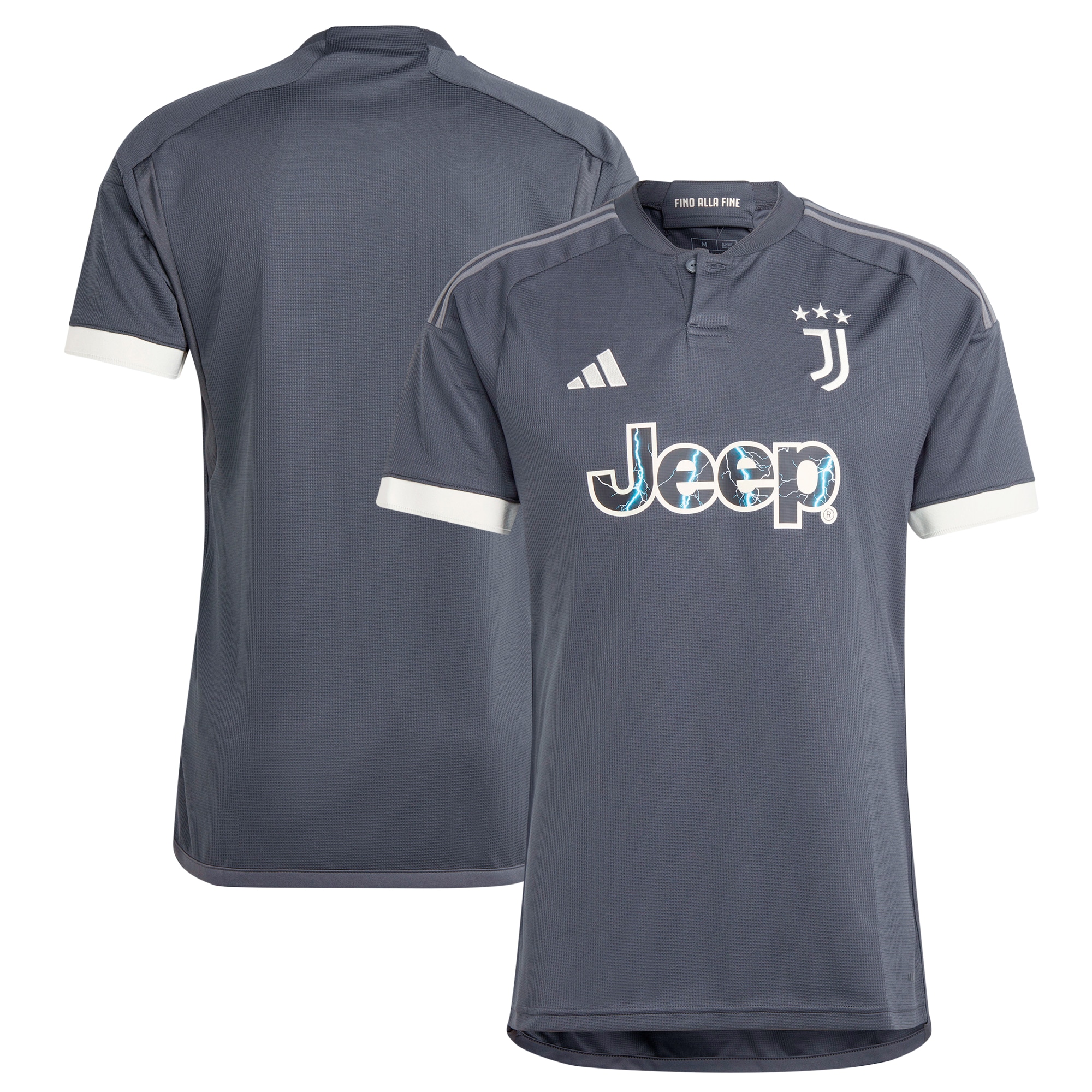 Juventus 2023/24 Third Replica Jersey – Gray