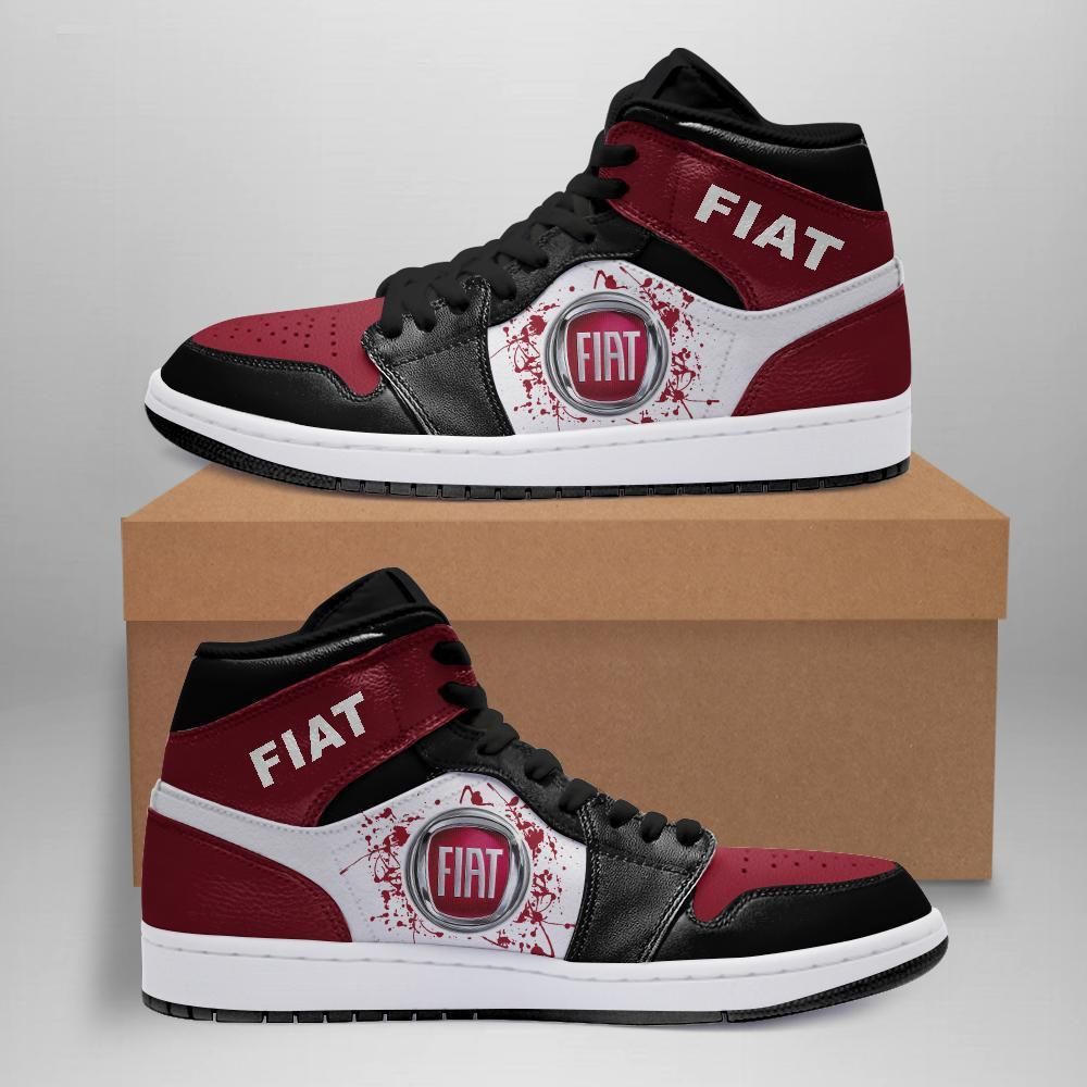 Fiat Automobile Car Air Jordan Sneakers Team Custom Design Shoes Sport Eachstep Gift For Men And Women