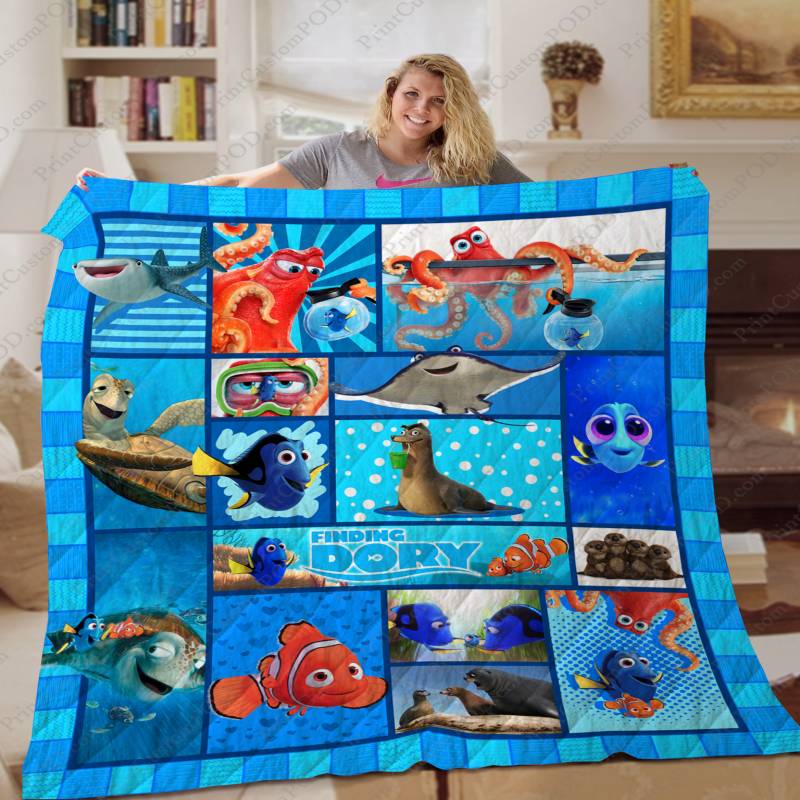 [TA] – Finding Dory Quilt Blanket