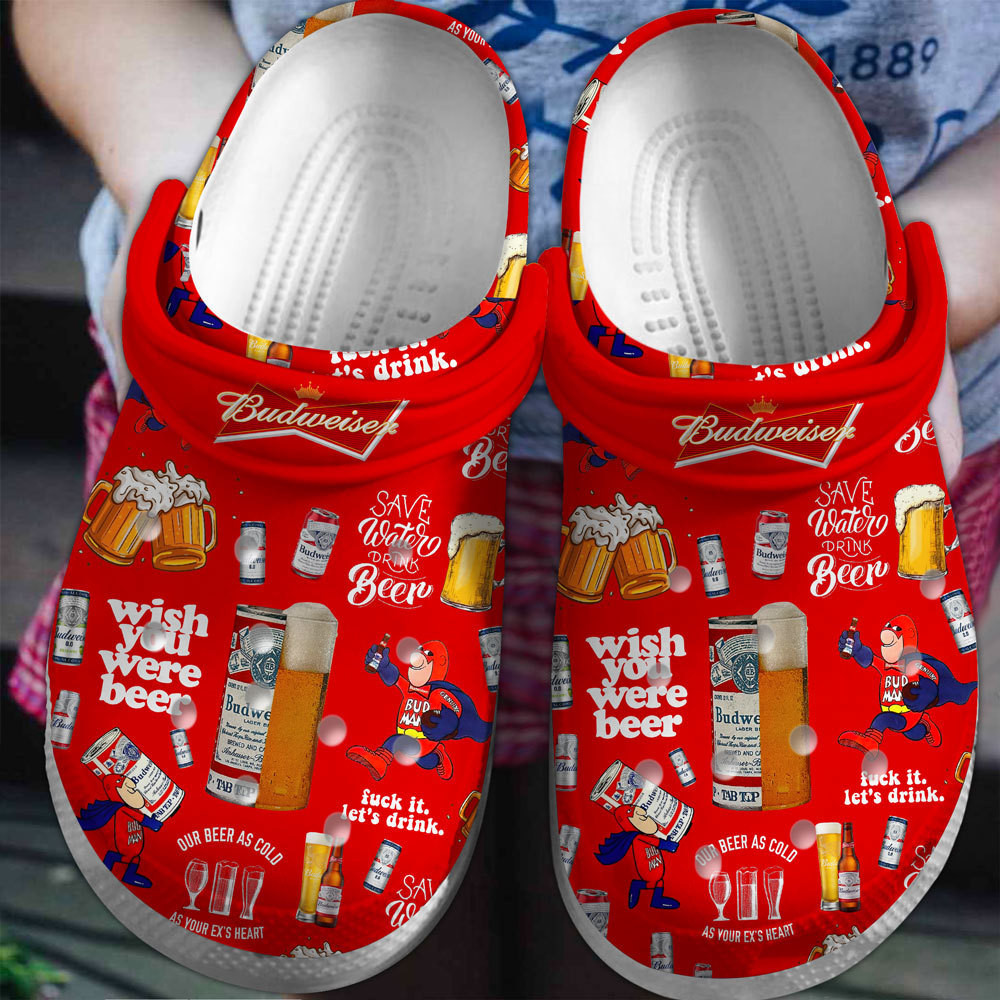 Budweiser Crocss Clogs For Men Women And Kid Pmwsiwbt