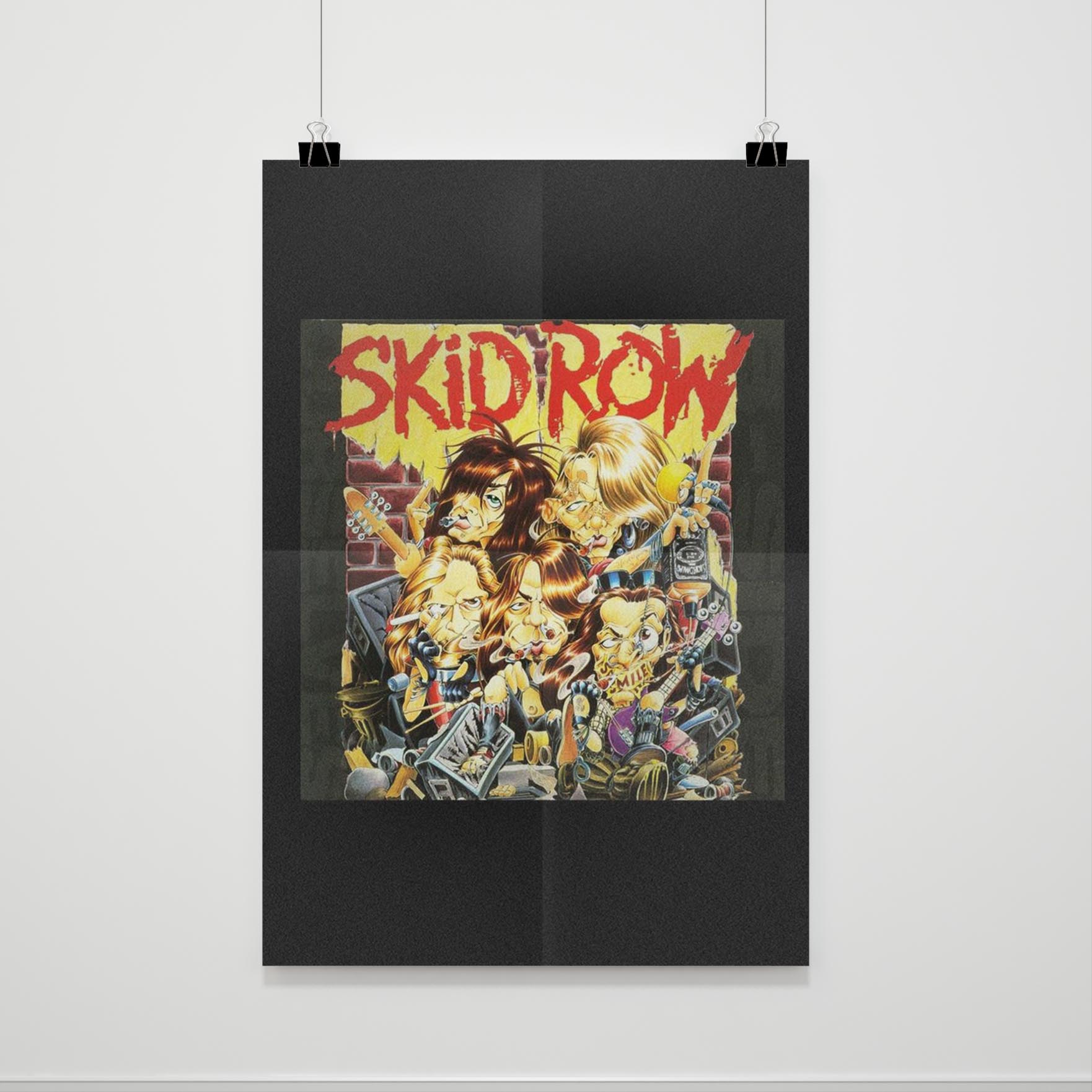 Skid Row B Side Ourselves 92 Skidrow Motley Crue Glam Metal Poster ...