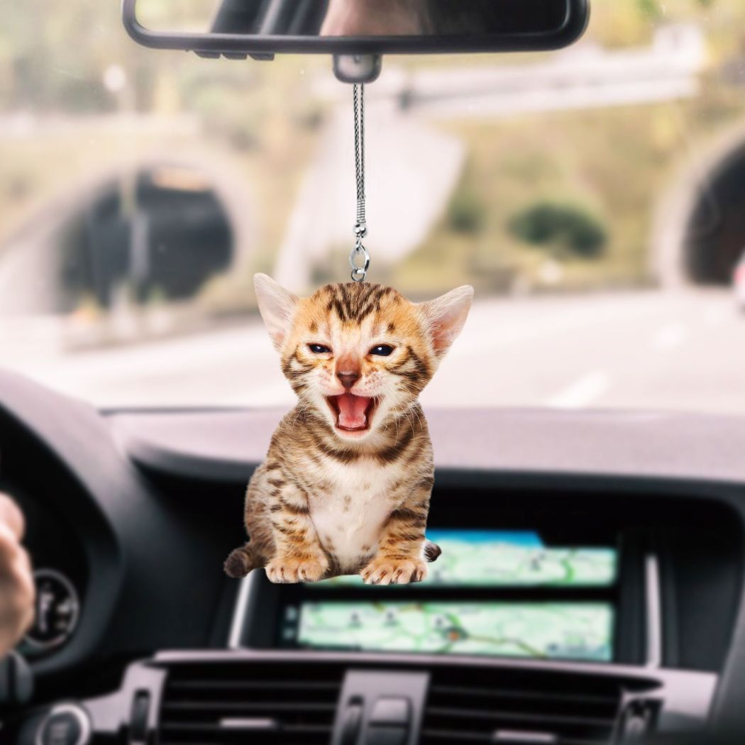 Waybackapparel Cat Kitten Car Hanging Ornament