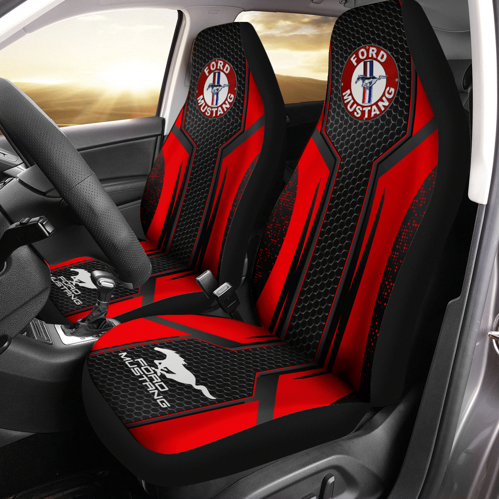 Ford Mustang Car Seat Cover N4 (Set Of 2)