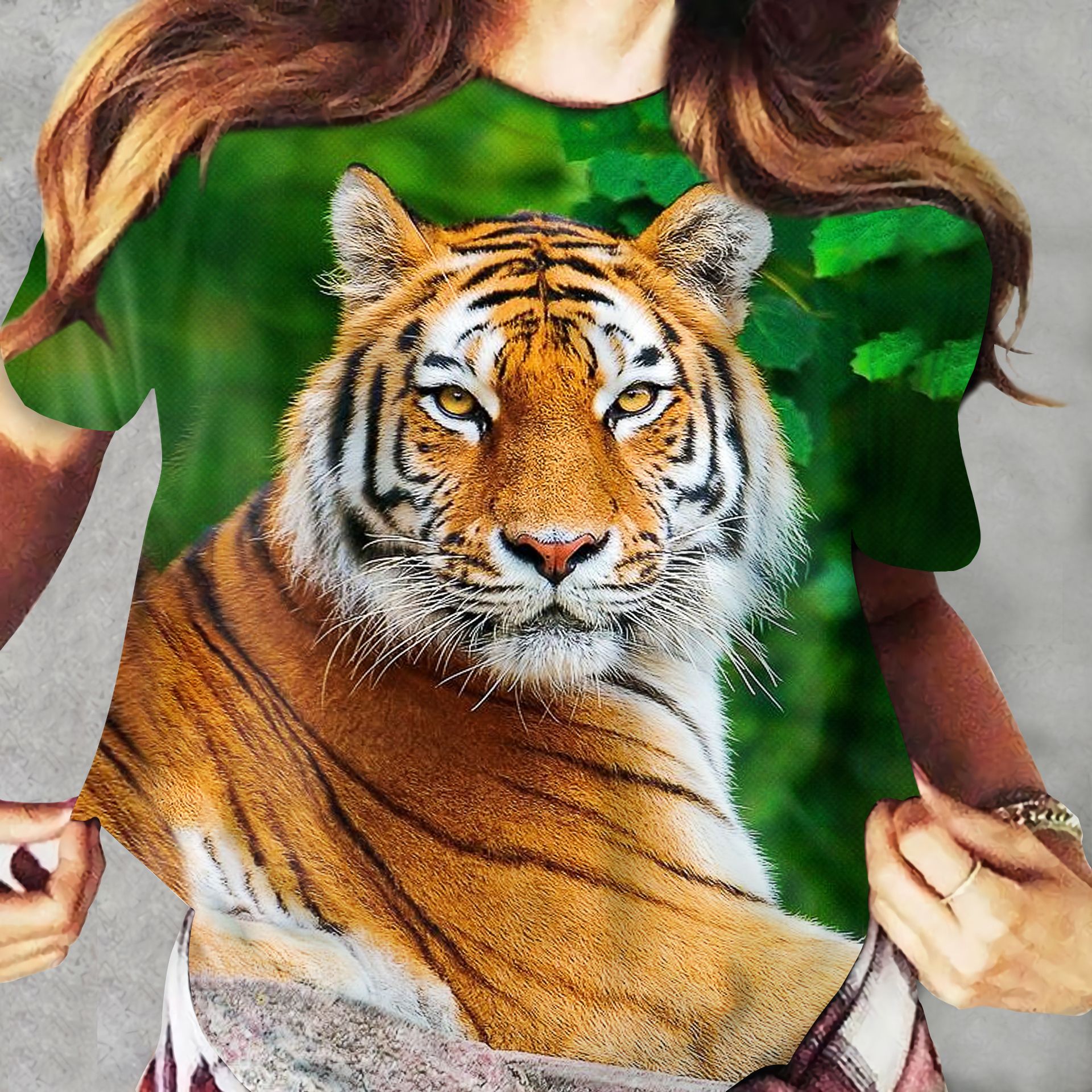 Tiger Ver02 Dadj160721Ltl Unisex 3D T-Shirt All Over Print