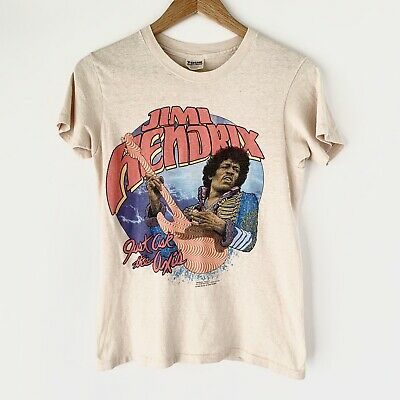 1982 Jimi Hendrix Vintage Tour Band Rock Shirt 80s 1980s Rolling Stones Zeppelin 2653