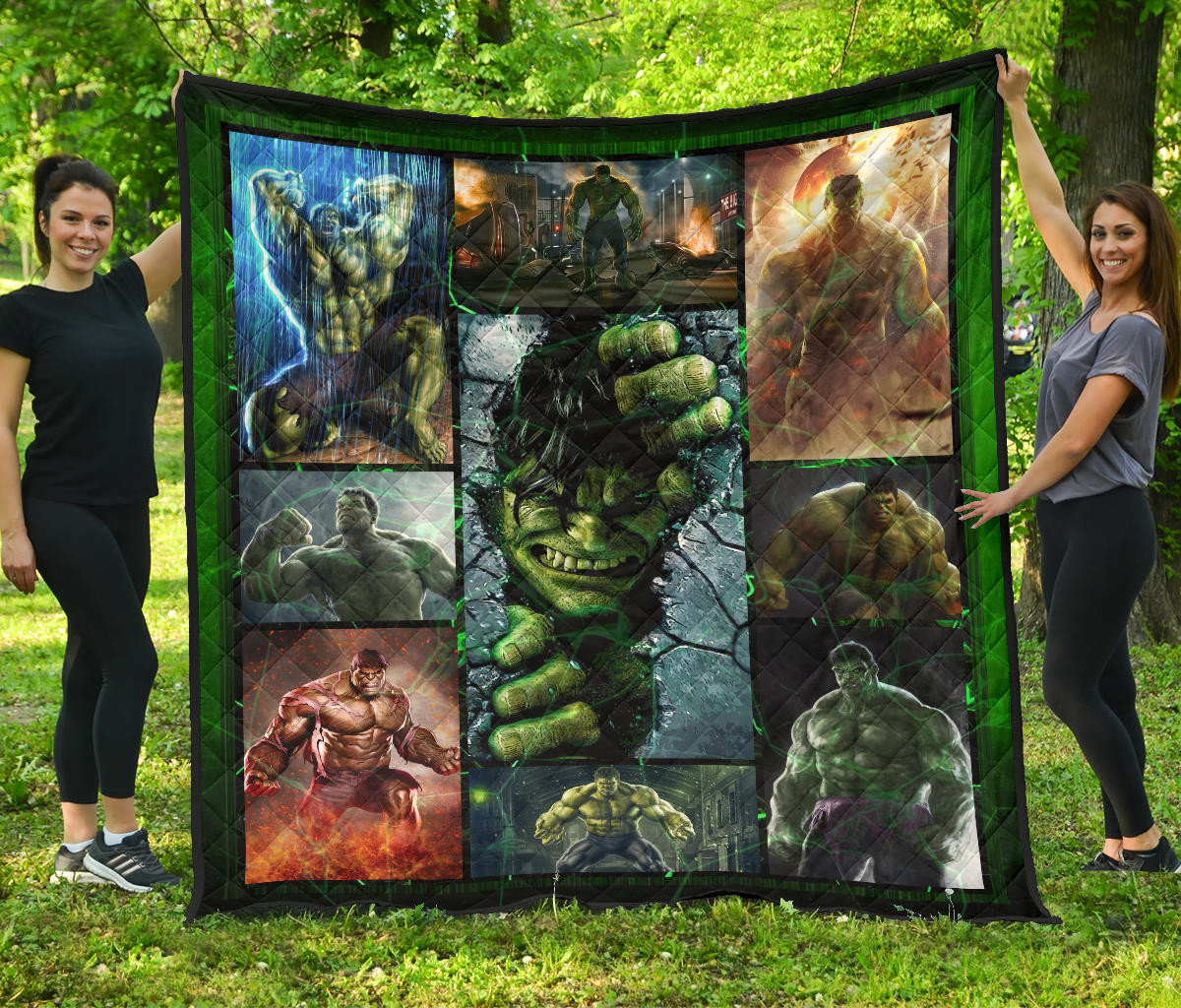 Angry Hulk The Incredible Hulk Premium Quilt Blanket Movie Home Decor Custom For Fans Nt042001