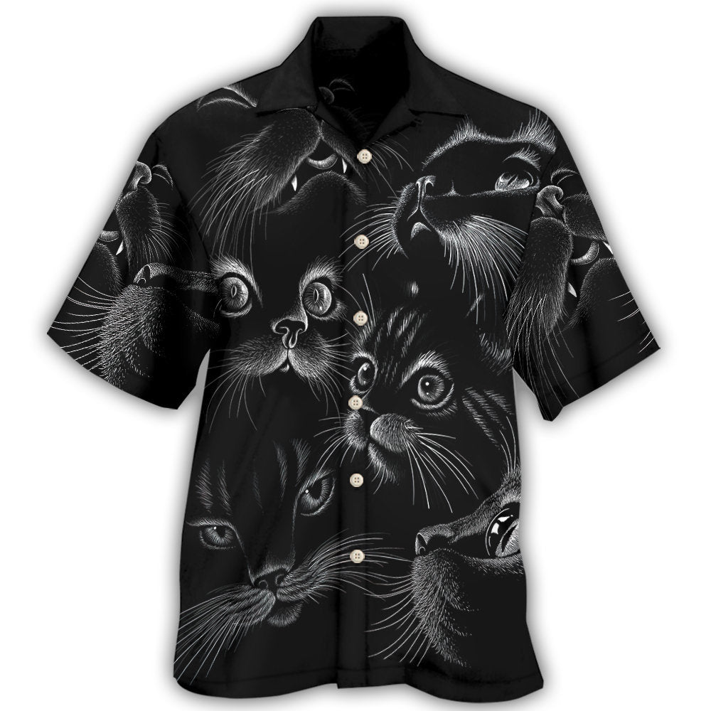 Black Cat Awesome Amazing Style Hawaii Shirt Ha78319