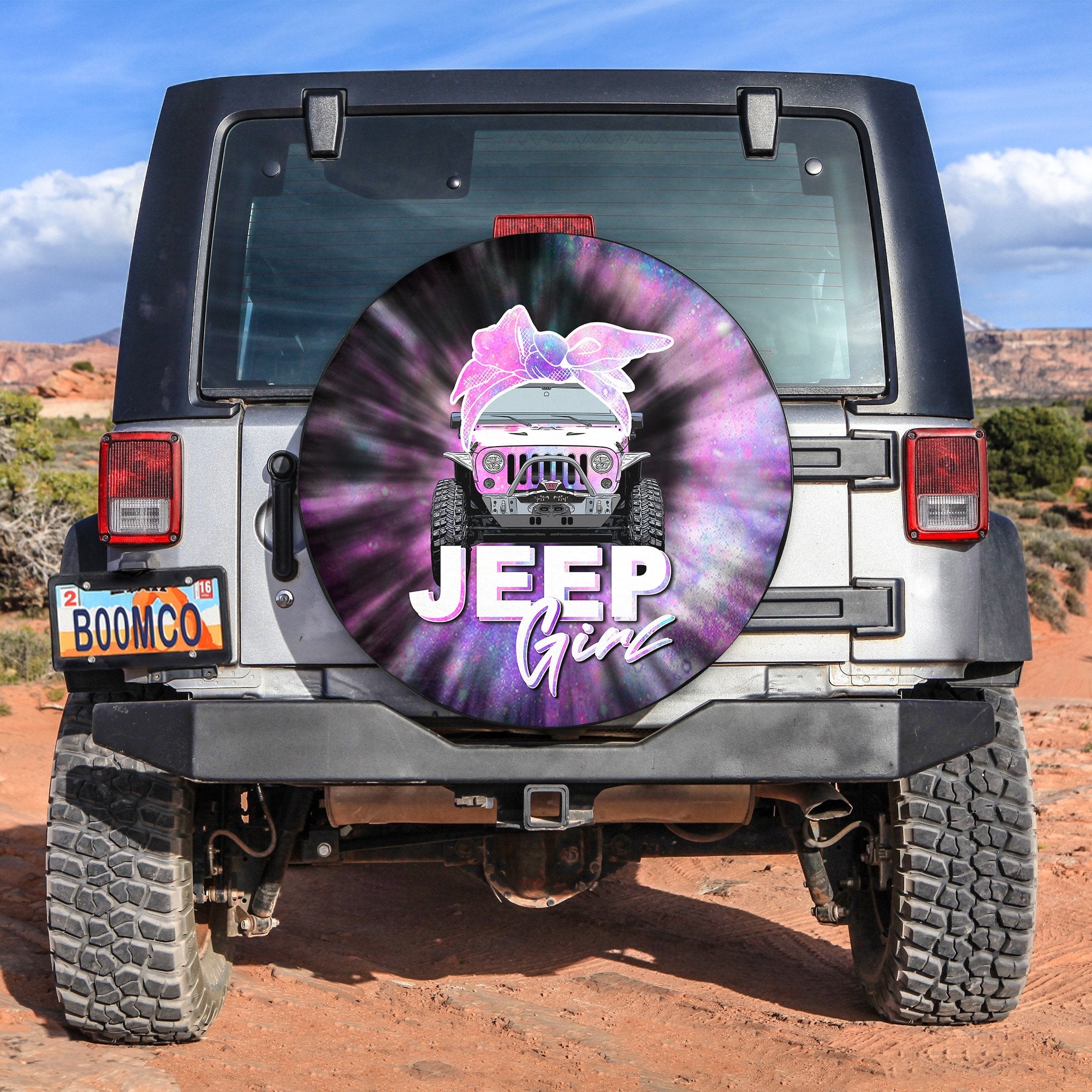 Jeep Girl Spare Tire Cover Colorful Style No.6 Lt6