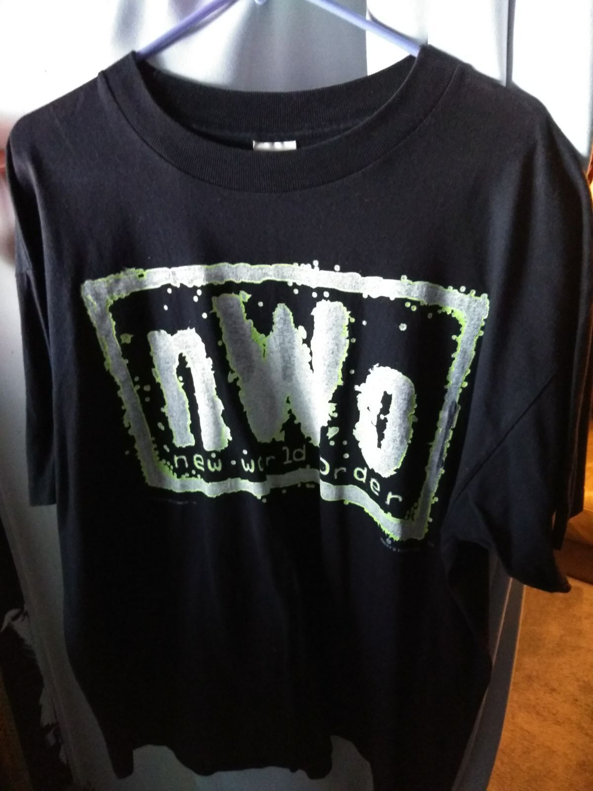 Wcw Nwo Glow In The Dark Vintage Wwf Shirt