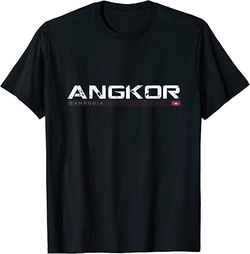 Angkor Cambodia Vintage Retro T-Shirt