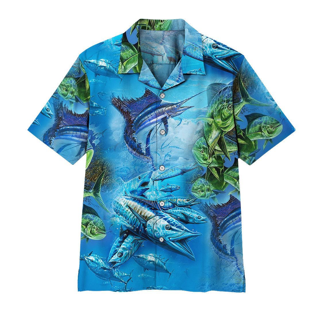 Gearhuman Sea Fishing Hawaiian Shirt Ha107498