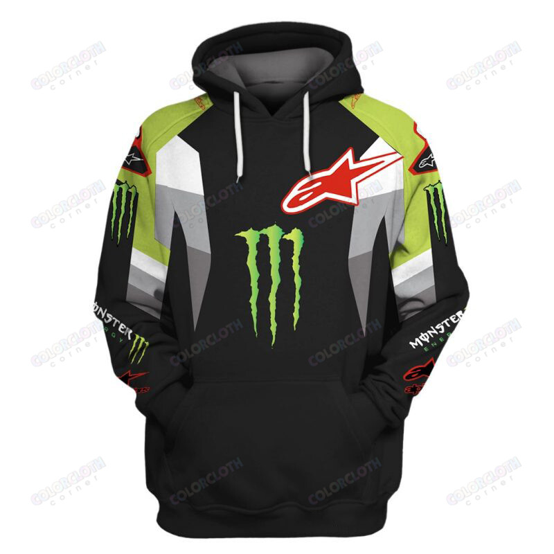 Personalized Kawasaki Ppg Racing Team Monster Energy 3D Shirt Tv058499