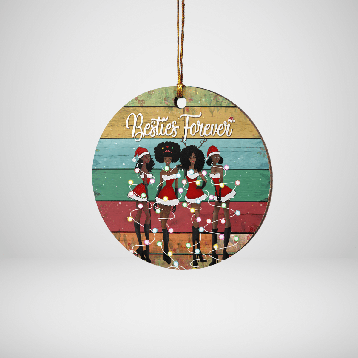 Besties Forever Ornament Christmas Ornament Best Friend Ornament Home Decor