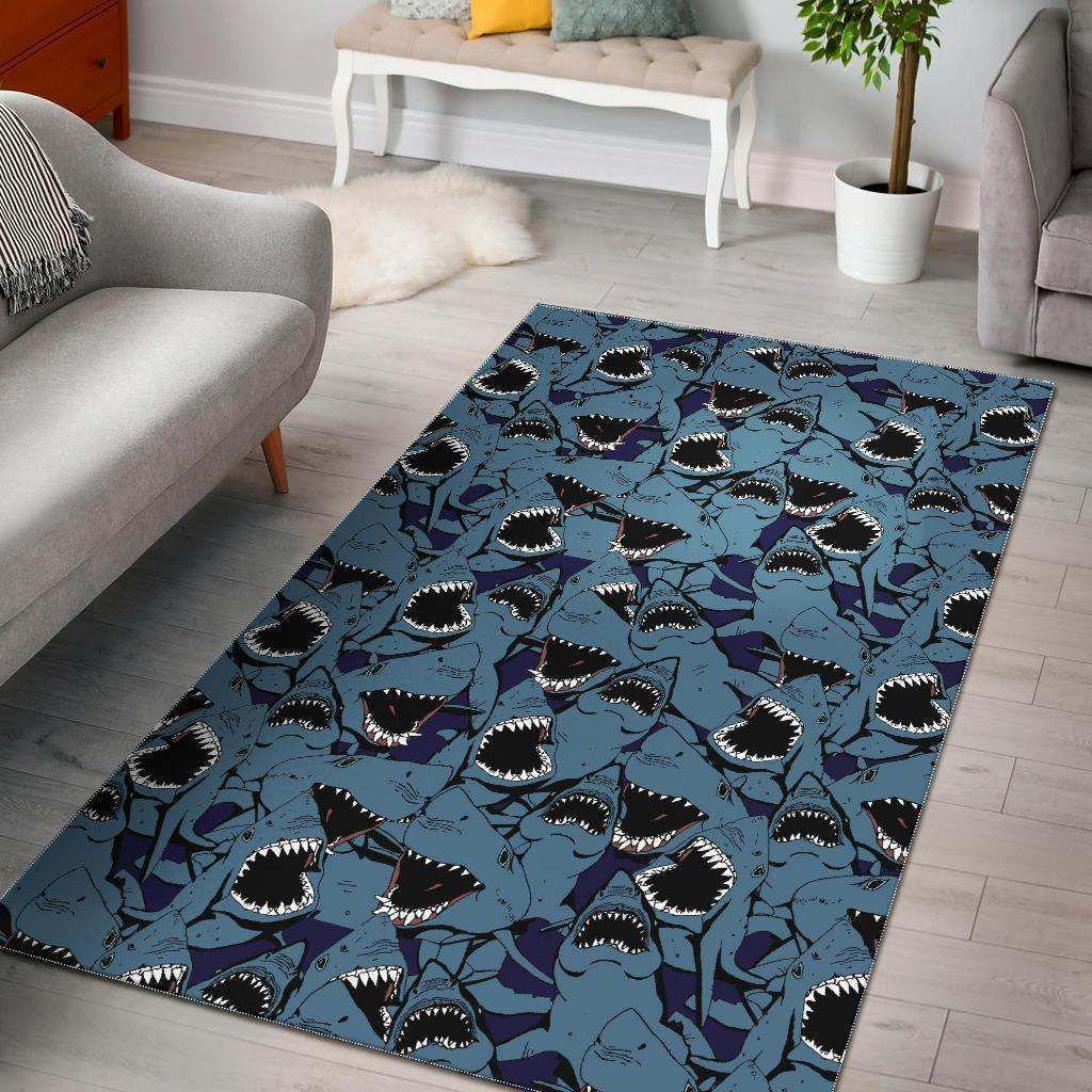 Shark Circling PR Rug CAMLICE