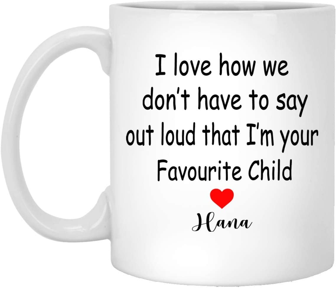 Mother’S Day – I Love How We Don’T Have To Say – Grandma Mug – Grandparent Gift – Grandma Birthday Gift – Fathers Day Gift From Grandchil 15Oz