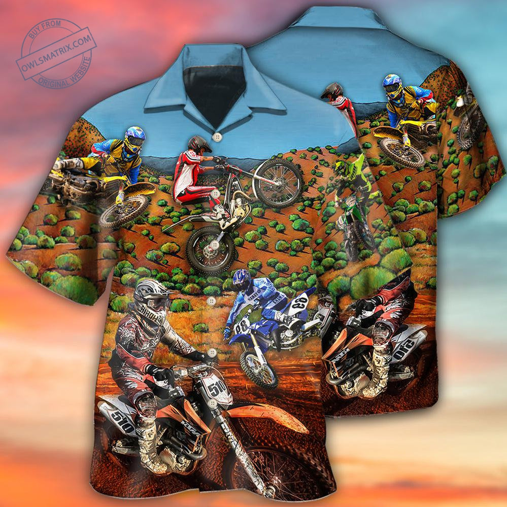 Dirt Bike Cool Style Hawaii Shirt Ha42808