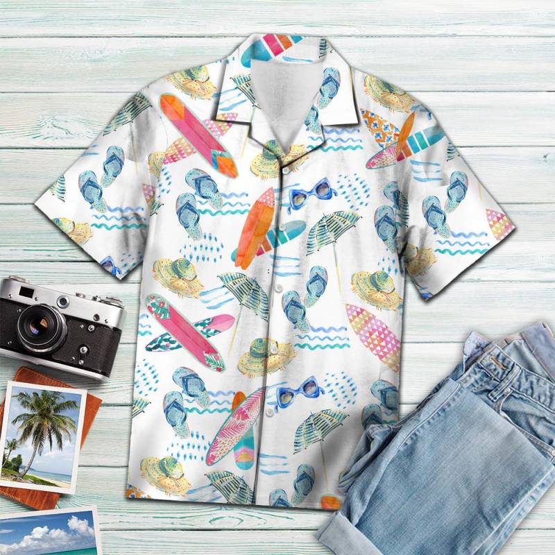 Surf Colorful Hawaii Shirt Ha72725