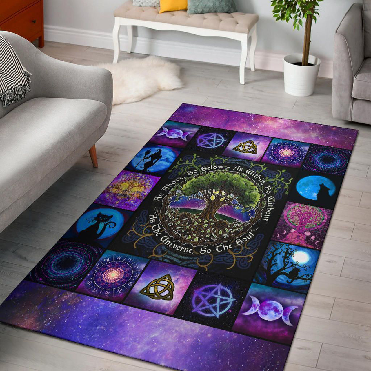 Celtic Area Rug Celtic Tree Of Life Halloween