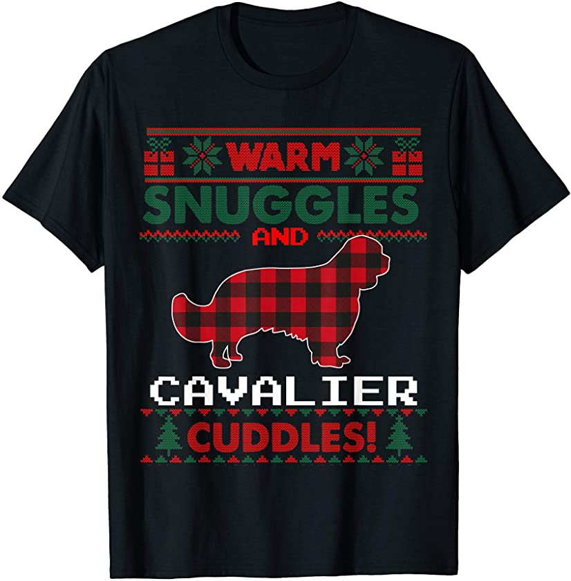 Cavalier King Charles Spaniel Pajama Ugly Christmas Sweater T-Shirt