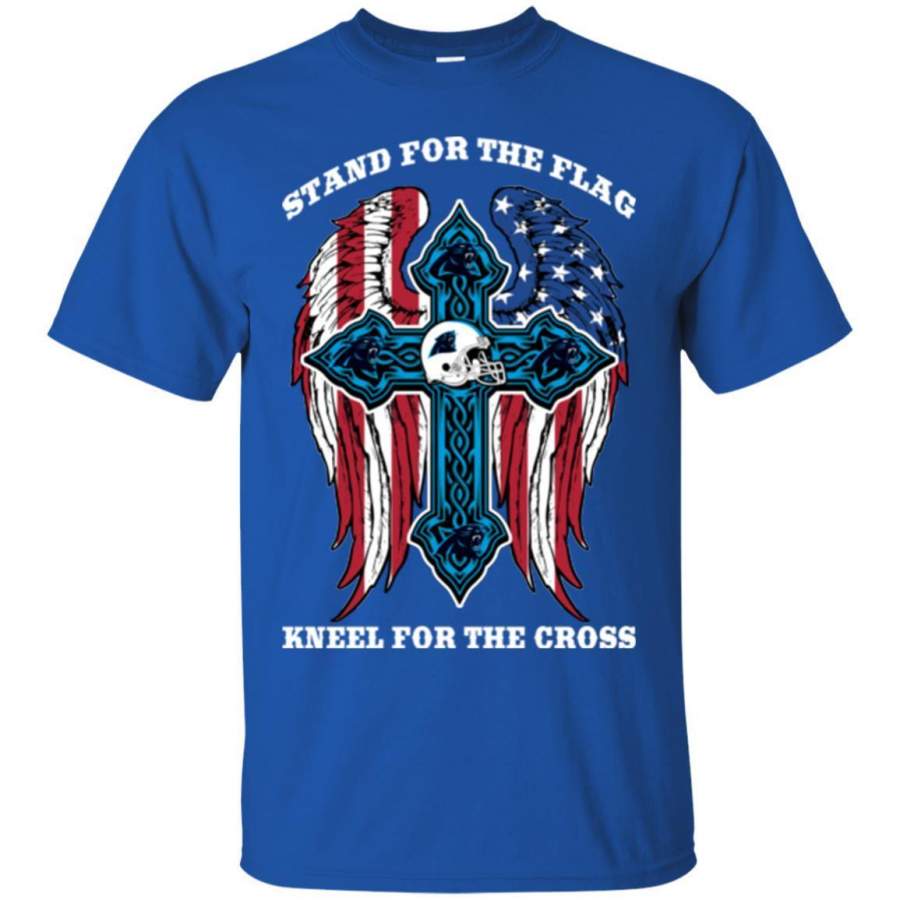 Stand For The Flag Kneel For The Cross Carolina Panthers T Shirts